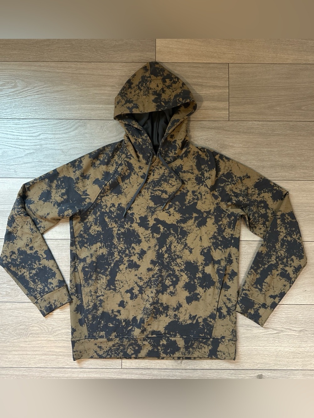 LULULEMON Mens Size M City Sweat Pullover Hoodie Spectral Graphite Grey Artifact